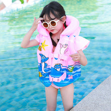 Load image into Gallery viewer, Seaworld Thickened Children's Life Jacket PVC Inflatable Buoyancy Swimsuit Swimming Survival Kit For Beginners
