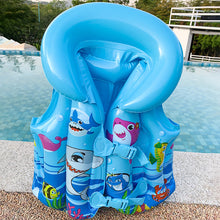 Load image into Gallery viewer, Seaworld Thickened Children's Life Jacket PVC Inflatable Buoyancy Swimsuit Swimming Survival Kit For Beginners

