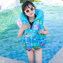 Load image into Gallery viewer, Seaworld Thickened Children's Life Jacket PVC Inflatable Buoyancy Swimsuit Swimming Survival Kit For Beginners
