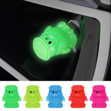Load image into Gallery viewer, 1Pc Car Luminous Penguin Style Wheel Tire Valve Caps Tyre Rim Stem Covers Airdust Waterproof Motorcycle Bike Accessories
