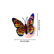 Load image into Gallery viewer, Double Layer Butterfly Night Lights Creative Colorful Luminous Butterfly Light Pasteable Led Decorative Wall Lamp
