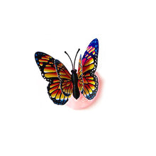 Load image into Gallery viewer, Double Layer Butterfly Night Lights Creative Colorful Luminous Butterfly Light Pasteable Led Decorative Wall Lamp

