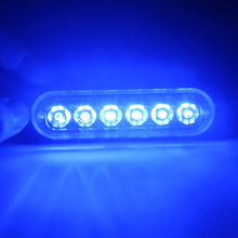 Load image into Gallery viewer, 6SMD 12V 24V Truck LED Constant Warning Light Side Marker Grille Lightbar Car Beacon Indicators Light Lamp Amber Yellow White Traffic Light

