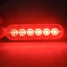 Load image into Gallery viewer, 6SMD 12V 24V Truck LED Constant Warning Light Side Marker Grille Lightbar Car Beacon Indicators Light Lamp Amber Yellow White Traffic Light
