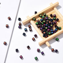Load image into Gallery viewer, 100pcs/bag Alphabet Letter Square Beads for Jewelry Making Bracelet Necklace Beads DIY Loose Spacer Beads Accessories
