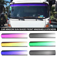 Load image into Gallery viewer, 20X100cm/50cmx100cm/20cmx250cm Car Window Sun Shade Front Windshield Sunshade Auto Window Tint Film Professional UV Protector Heat Insulation Stickers
