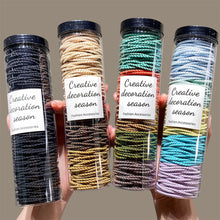 Load image into Gallery viewer, 100pcs/lot Hair bands Solid Color Elastic Rubber Band Hair band Headband Scrunchie Hair Accessories for hair
