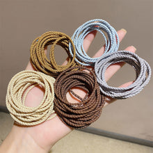 Load image into Gallery viewer, 100pcs/lot Hair bands Solid Color Elastic Rubber Band Hair band Headband Scrunchie Hair Accessories for hair
