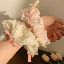 Load image into Gallery viewer, New Korean Ballet Style Pure Color Hair Band Elastic Band Bow Headwear Women's Sweet Ponytail Elastic Band Hair Accessories
