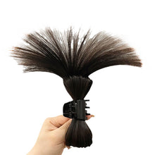Load image into Gallery viewer, Women Half-tie Hair Claw Feather Shuttlecock Head Lazy Meatball Head Crab Clip Wig Catch Clip High Ponytail Hair Accessories
