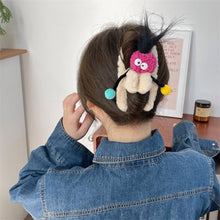 Load image into Gallery viewer, Funny Plush Twisting Stick Hair Claw Clips For Women Big Eyes Cute Sweet Hair Clip Barrette Crab Headwear Girls Hair Accessories
