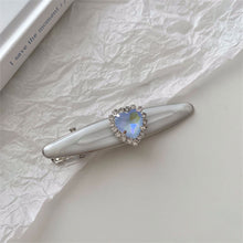 Load image into Gallery viewer, Y2k Hairpins Girls Sweet Rhinestone Pearl Love Side Bangs Hair Clip Female Ladies Barrettes Duckbill Clip Women Hair Accessories
