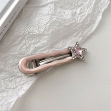 Load image into Gallery viewer, Y2k Hairpins Girls Sweet Rhinestone Pearl Love Side Bangs Hair Clip Female Ladies Barrettes Duckbill Clip Women Hair Accessories
