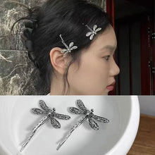 Load image into Gallery viewer, New Hairpin Hair Sticks Dragonfly Shape Trendy Vintage Metal Hair Accessories Headwear Hairstyle for Women Jewelry
