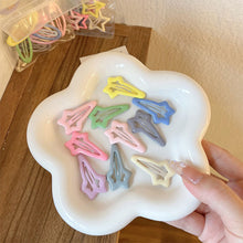 Load image into Gallery viewer, 10pcs Colorful Star BB Hair Clips Girls Y2K Cute Star Barrettes Women Simple Metal Snap Clip Headdress Hair Jewelry Accessories
