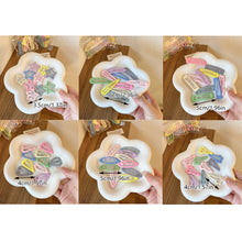 Load image into Gallery viewer, 10pcs Colorful Star BB Hair Clips Girls Y2K Cute Star Barrettes Women Simple Metal Snap Clip Headdress Hair Jewelry Accessories
