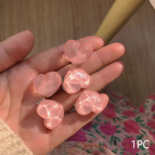 Load image into Gallery viewer, Small Rose Bow Hair Clip Girl Sweet Cute Mini Peach Rose Hairpin Romantic Bangs Barrette Fashion Cute Headdress Hair Accessories
