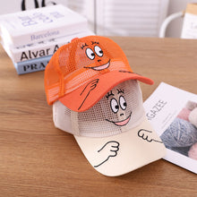 Load image into Gallery viewer, Spring And Summer Children's Baseball Caps Breathable Mesh Hats For Boys And Girls Outdoor Travel Sunhats
