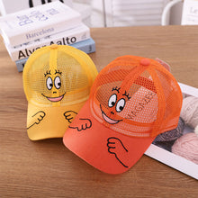 Load image into Gallery viewer, Spring And Summer Children's Baseball Caps Breathable Mesh Hats For Boys And Girls Outdoor Travel Sunhats
