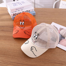 Load image into Gallery viewer, Spring And Summer Children's Baseball Caps Breathable Mesh Hats For Boys And Girls Outdoor Travel Sunhats
