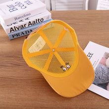 Load image into Gallery viewer, Spring And Summer Children's Baseball Caps Breathable Mesh Hats For Boys And Girls Outdoor Travel Sunhats

