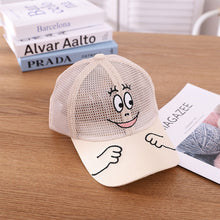 Load image into Gallery viewer, Spring And Summer Children's Baseball Caps Breathable Mesh Hats For Boys And Girls Outdoor Travel Sunhats
