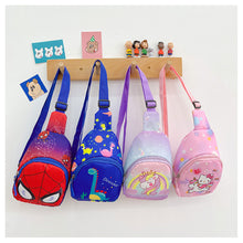Load image into Gallery viewer, Children's Crossbody Bag Chest Bag Backpack Fashion Type Small Shoulder Handbag for Boys Girls Cute Baby Korean Waist Bag
