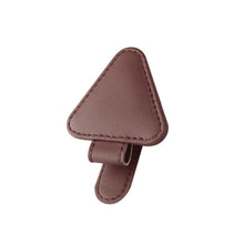 Load image into Gallery viewer, Triangle Car Sun Visor Glasses Holder Frame Auto Fastener Clip Glasses Ticket Document Holder Accessories Automobiles
