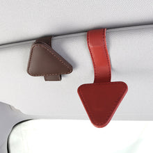 Load image into Gallery viewer, Triangle Car Sun Visor Glasses Holder Frame Auto Fastener Clip Glasses Ticket Document Holder Accessories Automobiles
