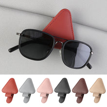 Load image into Gallery viewer, Triangle Car Sun Visor Glasses Holder Frame Auto Fastener Clip Glasses Ticket Document Holder Accessories Automobiles

