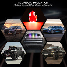 Load image into Gallery viewer, USB Car Finger Gesture Light LED RGB Colorful Fun Gesture Light Hand Lamp Middle Finger Truck Car Accessories
