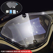 Load image into Gallery viewer, 2Pcs TPU Motorcycle Dashboard Protector Scratch Cluster Screen Protection Instrument Film Stickers Fit For Yamaha NVX155 AEROX155
