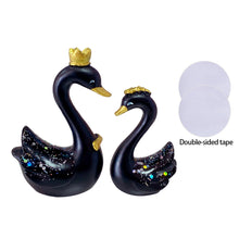 Load image into Gallery viewer, 2Pcs/Set Car Dashboard Ornaments Swan Romance Gifts for Woman Car Center Console Decoration Auto Interior Accessories
