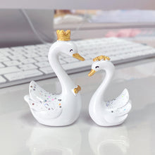 Load image into Gallery viewer, 2Pcs/Set Car Dashboard Ornaments Swan Romance Gifts for Woman Car Center Console Decoration Auto Interior Accessories
