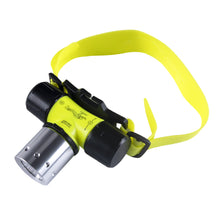 Load image into Gallery viewer, Waterproof Diving Headlight Strong Magnetic Switch Super Bright T6 Light Bead Head-Mounted Long Endurance Flashlight

