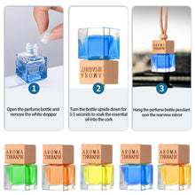 Load image into Gallery viewer, Car Perfume Hanging Bottles Aromatherapy Refillable Air Freshener Diffuser Vehicle Oil Fragrance Bottle Auto Sapper Pendant
