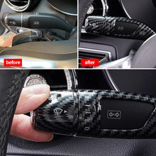 Load image into Gallery viewer, 3Pcs Car Wiper Shift Lever Cruise Cover Trim Frame For Mercedes Benz A B C E S GLC GLK GLB GLA GLE Class
