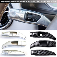 Load image into Gallery viewer, 3Pcs Car Wiper Shift Lever Cruise Cover Trim Frame For Mercedes Benz A B C E S GLC GLK GLB GLA GLE Class
