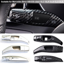 Load image into Gallery viewer, 3Pcs Car Wiper Shift Lever Cruise Cover Trim Frame For Mercedes Benz A B C E S GLC GLK GLB GLA GLE Class
