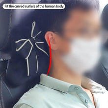 Load image into Gallery viewer, Car Seat Support Headrest Cushion Massage Neck Adjustable Auto Head Neck Pillow Bound-shaped
