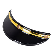 Load image into Gallery viewer, 3 Snap-Button Retro Motorcycle Helmet Sun Shade Protector Retro Open Face Flip Up Down Shield Visor Modified Parts
