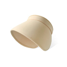 Load image into Gallery viewer, Foldable Sun Hats Female Summer Hat Visors Empty Top Hat Wide Large Brim Beach Hats Beach Protection Caps Women
