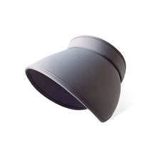 Load image into Gallery viewer, Foldable Sun Hats Female Summer Hat Visors Empty Top Hat Wide Large Brim Beach Hats Beach Protection Caps Women
