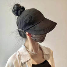 Load image into Gallery viewer, Foldable Wide Brim Empty Top Sun Hat Drawstring Adjustable Caps for Men Women Beach Hats Summer Quick-drying Visors Fisherman Cap
