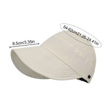 Load image into Gallery viewer, Foldable Wide Brim Empty Top Sun Hat Drawstring Adjustable Caps for Men Women Beach Hats Summer Quick-drying Visors Fisherman Cap
