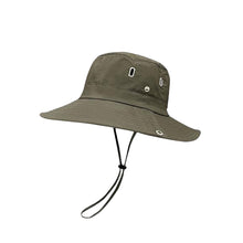 Load image into Gallery viewer, 1Pc Summer Bucket Hat For Men Fisherman Cap Fishing Outdoor Sunshade Big Brim Sunscreen Riding Hiking Suncreen Sunhat
