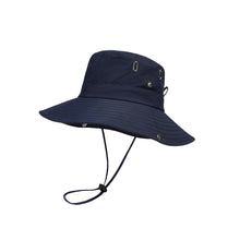 Load image into Gallery viewer, 1Pc Summer Bucket Hat For Men Fisherman Cap Fishing Outdoor Sunshade Big Brim Sunscreen Riding Hiking Suncreen Sunhat

