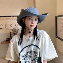 Load image into Gallery viewer, 1Pc Summer Bucket Hat For Men Fisherman Cap Fishing Outdoor Sunshade Big Brim Sunscreen Riding Hiking Suncreen Sunhat
