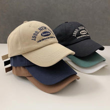 Load image into Gallery viewer, 1Pc Black Cap Hat Men Cotton Baseball Caps for Men Women Adjustable Hat Casual Outdoor Plain Baseball Caps Snapback Hip-Hop Hats
