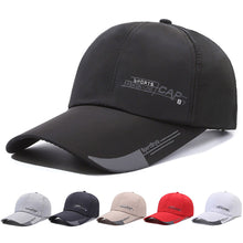 Load image into Gallery viewer, 1Pc Sports Cap Mens For Fish Outdoor Fashion Line Baseball Long Visor Brim Shade Snapback Sun Hat
